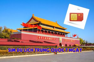 Sim du lịch Trung Quốc 7 ngày